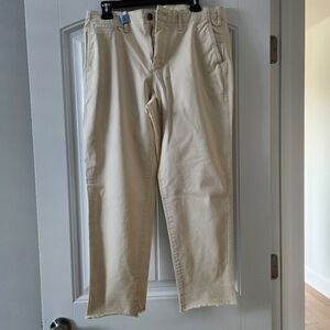 Womens GAP straight khaki high rise